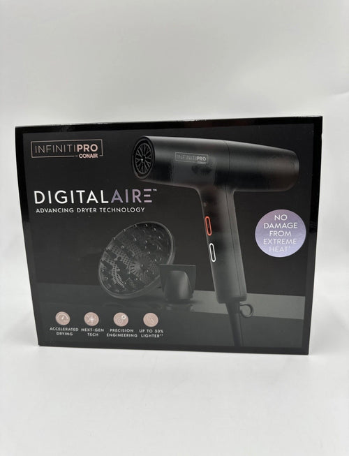 InfinitiPRO by Conair DigitalAIRE Hair Dryer with Brush, Volumizer & Carry Bag